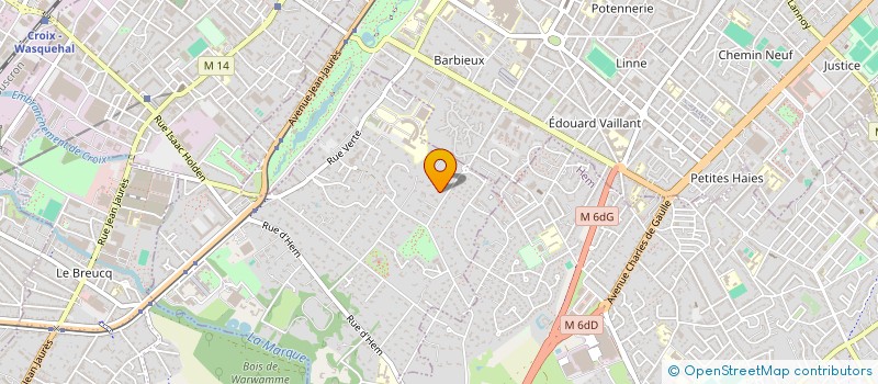 localisation de l'entreprise NCD à CROIX