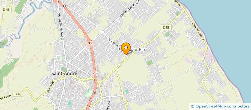 localisation de l'entreprise NCD DE L'EST à SAINT-ANDRE
