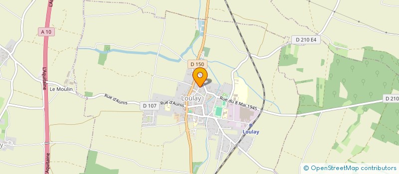 localisation de l'entreprise NCE 17  LOULAY