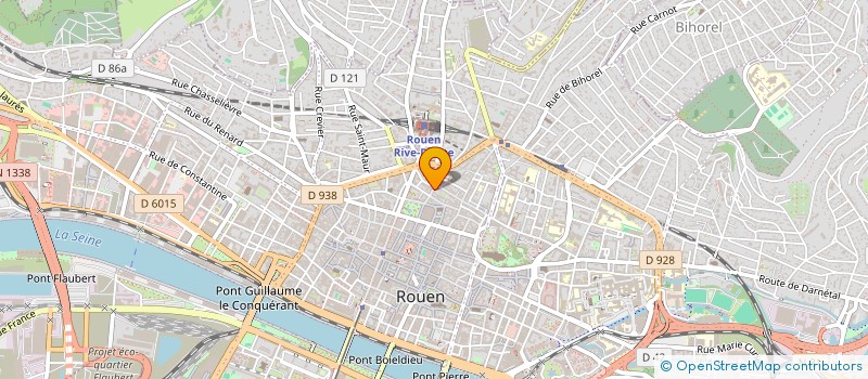 localisation de l'entreprise NCF  ROUEN