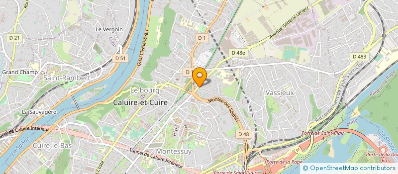 localisation de l'entreprise NCF - NEMEMJUME COACHING ET FORMATION à CALUIRE-ET-CUIRE