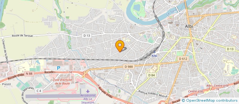 localisation de l'entreprise NCFL RANTEIL  ALBI