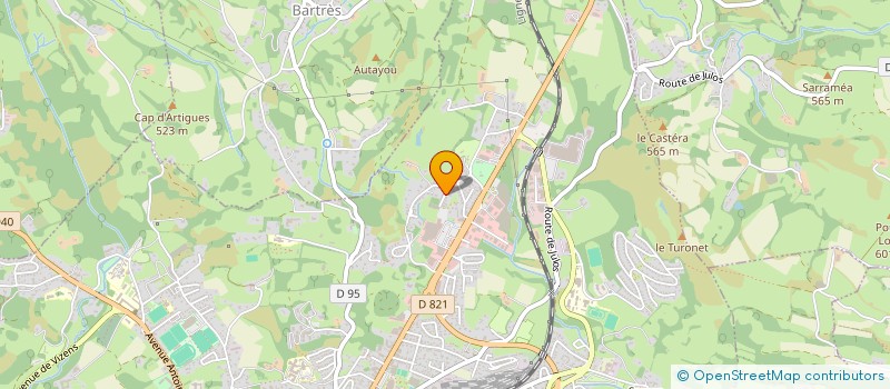 localisation de l'entreprise NCFS à LOURDES