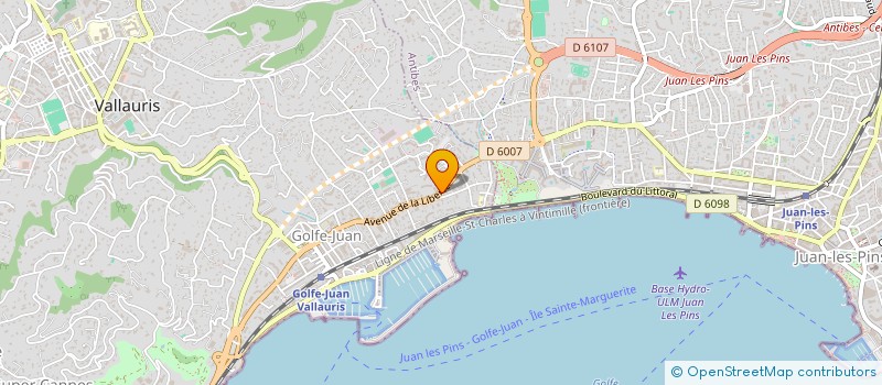 localisation de l'entreprise NCG FAST FIT à VALLAURIS