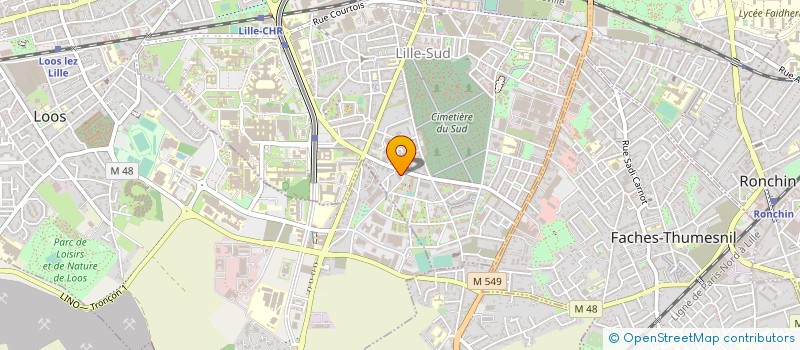 localisation de l'entreprise NCG - GROUPE GESPATRIM à LILLE