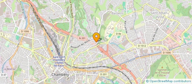 localisation de l'entreprise NCH  CHAMBERY