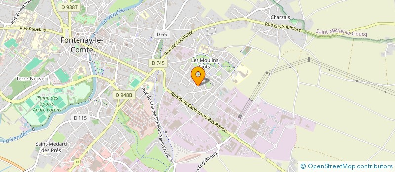 localisation de l'entreprise NCH  FONTENAY-LE-COMTE