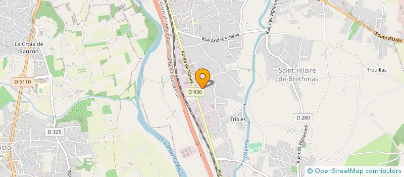 localisation de l'entreprise NCH FRANCE -UN NOUVEAU CONCEPT POUR L'HABITAT  SAINT-HILAIRE-DE-BRETHMAS