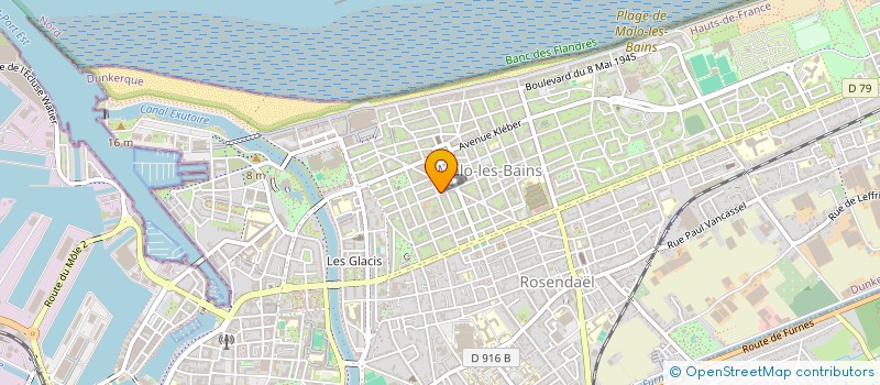 localisation de l'entreprise NCHB à DUNKERQUE