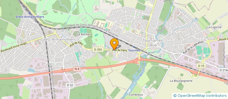 localisation de l'entreprise NCI à TOURNAN-EN-BRIE