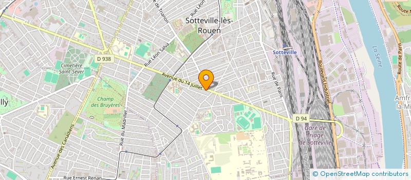 localisation de l'entreprise NCI  SOTTEVILLE-LES-ROUEN