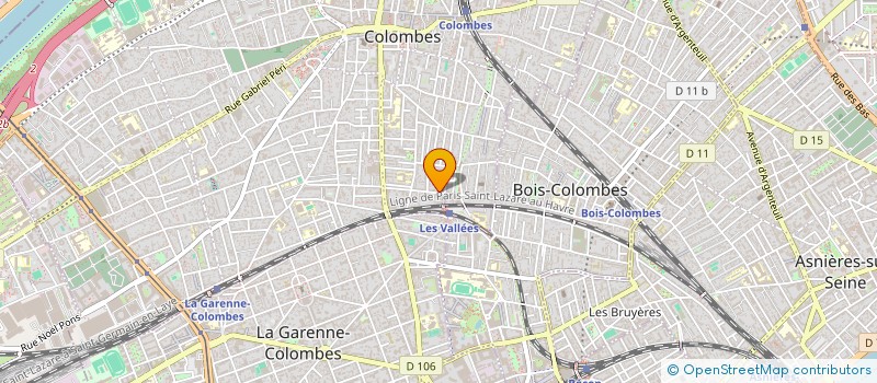 localisation de l'entreprise NCI+  COLOMBES