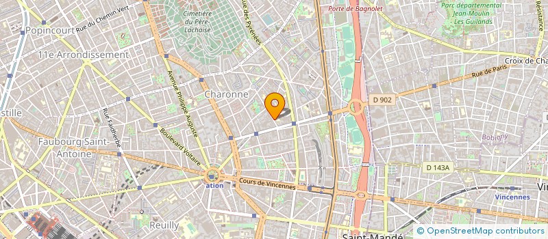 localisation de l'entreprise NCI DIFFUSION  PARIS