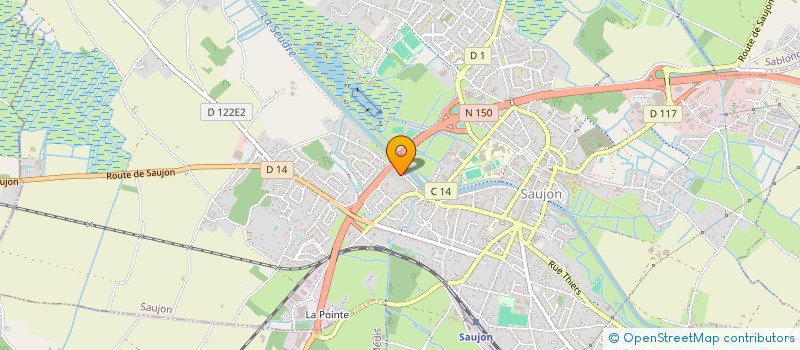 localisation de l'entreprise NCI GENEVE  SAUJON