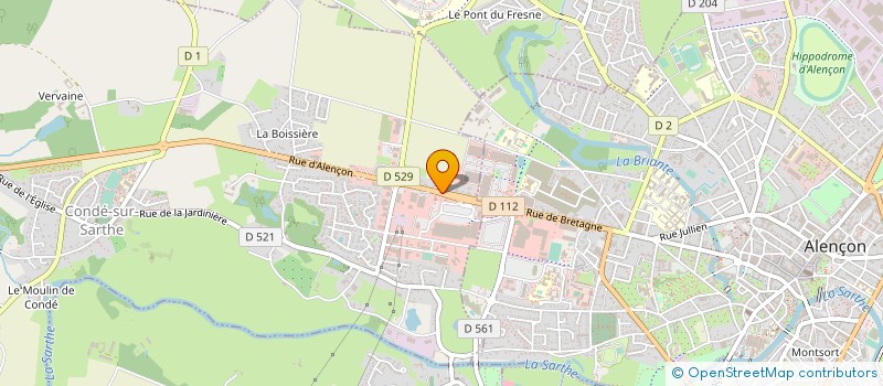 localisation de l'entreprise NCI.III à CONDE-SUR-SARTHE