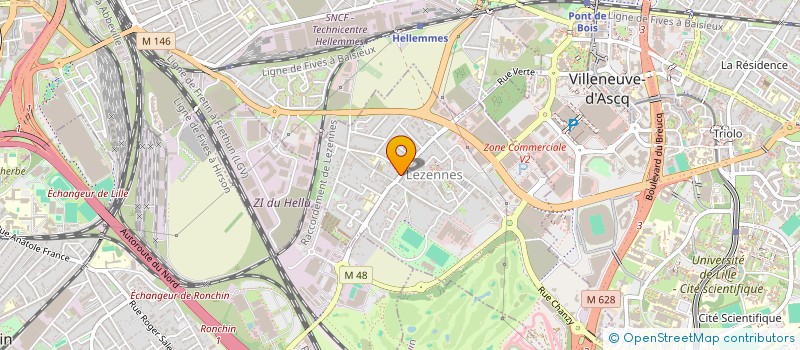 localisation de l'entreprise NCIA IMMO à LEZENNES