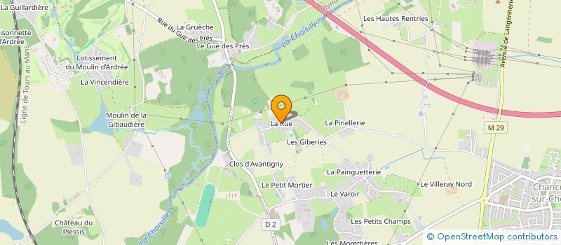 localisation de l'entreprise NCIS à CHANCEAUX-SUR-CHOISILLE