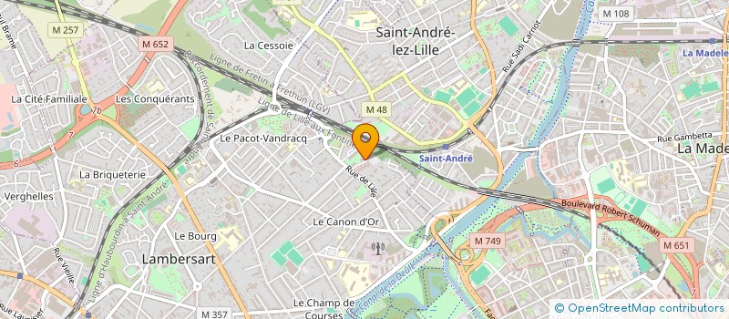 localisation de l'entreprise NCIS FORME à LAMBERSART