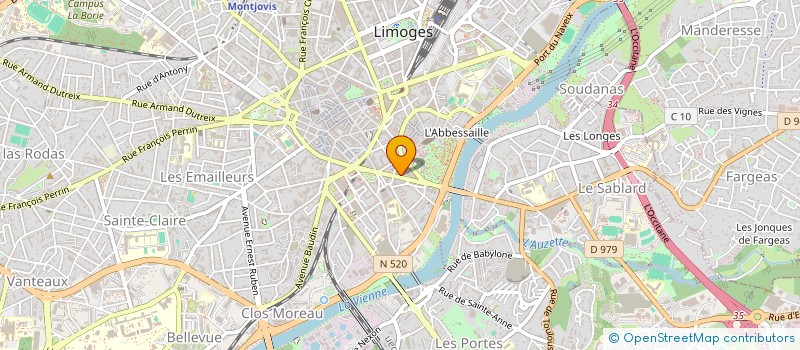 localisation de l'entreprise NCIS PROPRETE & SERVICES à LIMOGES