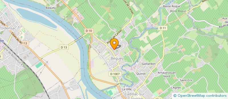 localisation de l'entreprise NCJ  BEGUEY