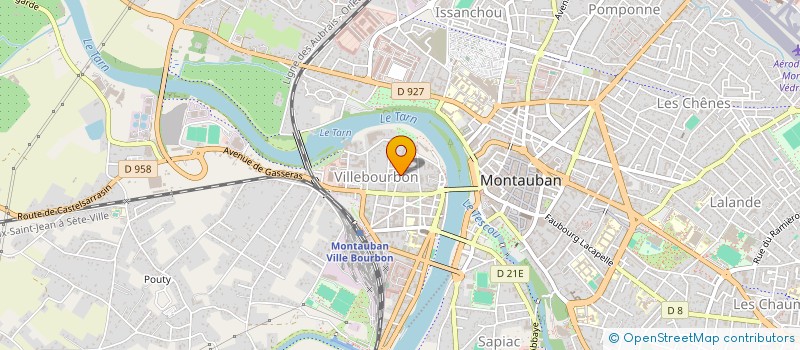 localisation de l'entreprise NCJ  MONTAUBAN