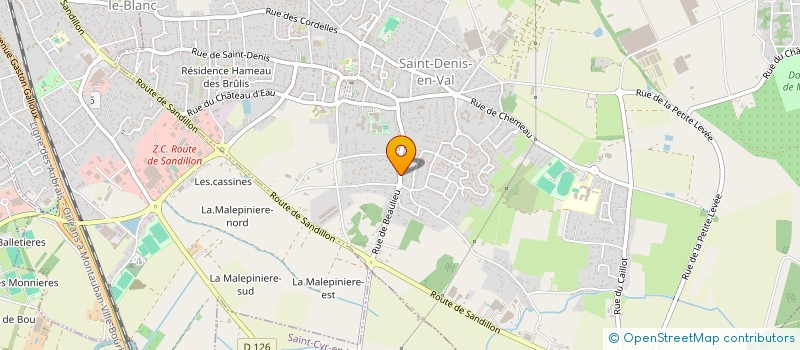 localisation de l'entreprise NCKD à SAINT-DENIS-EN-VAL