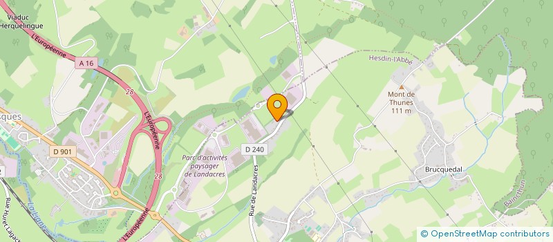 localisation de l'entreprise NCL à HESDIN-L'ABBE