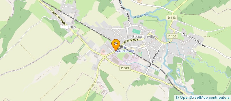 localisation de l'entreprise NCL  BEAURAINVILLE