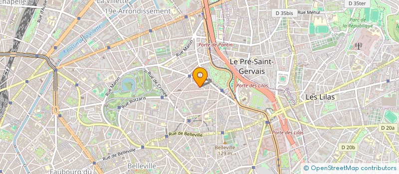 localisation de l'entreprise NCL  AUBERVILLIERS