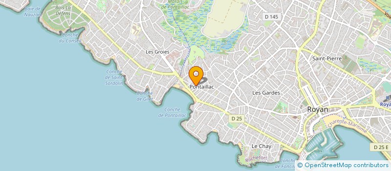 localisation de l'entreprise NCL COIFFURE NATHALIE  ROYAN