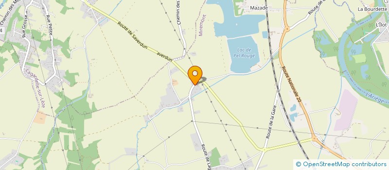 localisation de l'entreprise NCL FERMETURES  MIREMONT