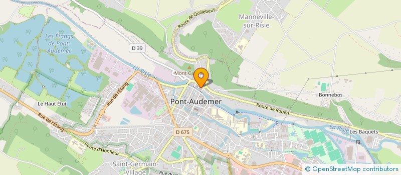 localisation de l'entreprise NCL HABITAT à PONT-AUDEMER