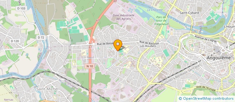 localisation de l'entreprise NCL1 à ANGOULEME
