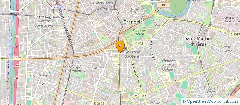 localisation de l'entreprise NCLC IMMO  GRENOBLE