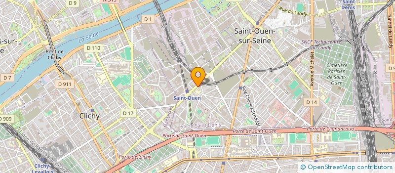localisation de l'entreprise NCLD à SAINT-OUEN-SUR-SEINE