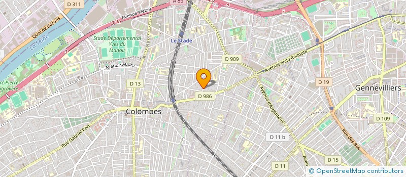 localisation de l'entreprise NCLD  COLOMBES