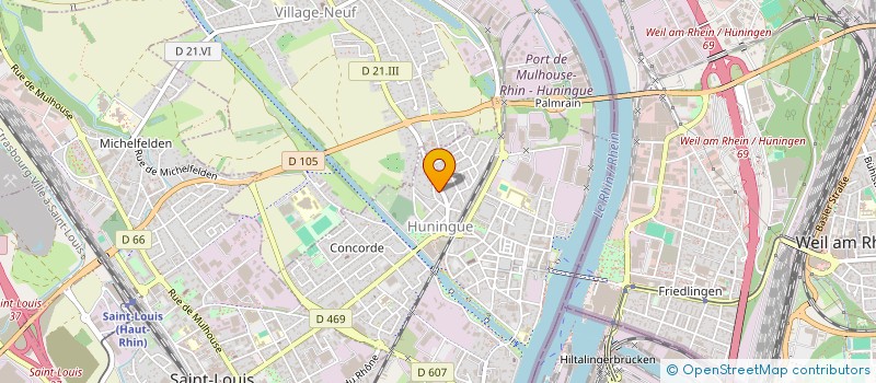 localisation de l'entreprise NCLP  HUNINGUE