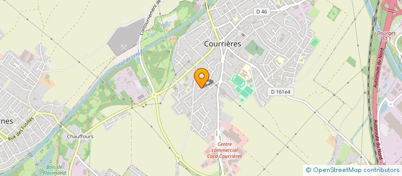 localisation de l'entreprise NCLR  COURRIERES