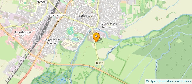 localisation de l'entreprise NCM 3LI  SELESTAT