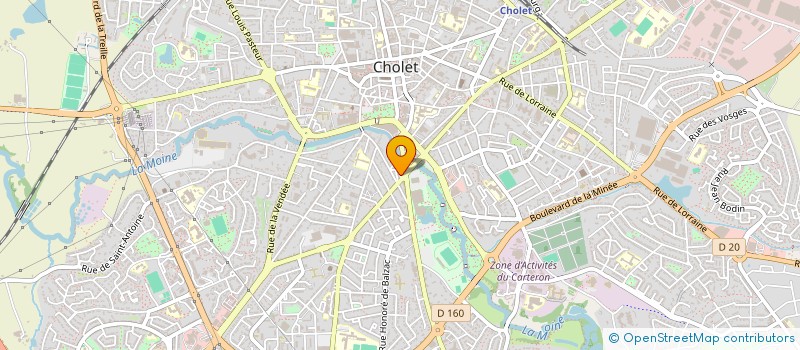 localisation de l'entreprise NCM à CHOLET