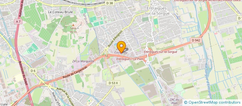 localisation de l'entreprise NCM  ENTRAIGUES-SUR-LA-SORGUE