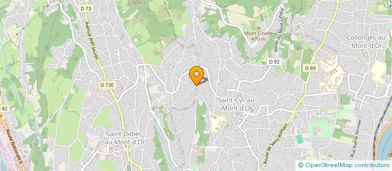 localisation de l'entreprise NCM  SAINT-CYR-AU-MONT-D'OR