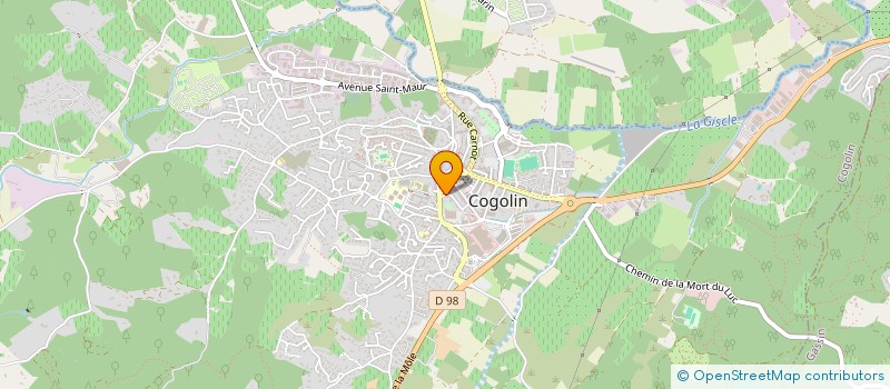 localisation de l'entreprise NCM BAT à COGOLIN