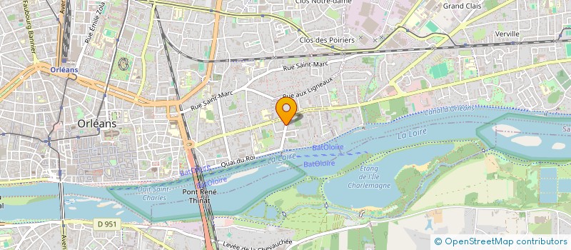 localisation de l'entreprise NCM CONSEIL à ORLEANS