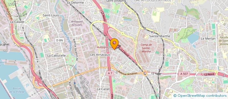 localisation de l'entreprise NCM FAMILIAL à MARSEILLE