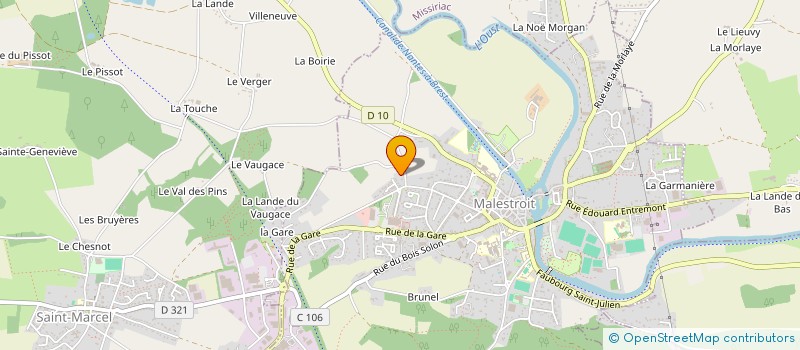 localisation de l'entreprise NCM IKIGAI  MALESTROIT