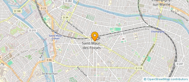 localisation de l'entreprise NCM IMMO à SAINT-MAUR-DES-FOSSES
