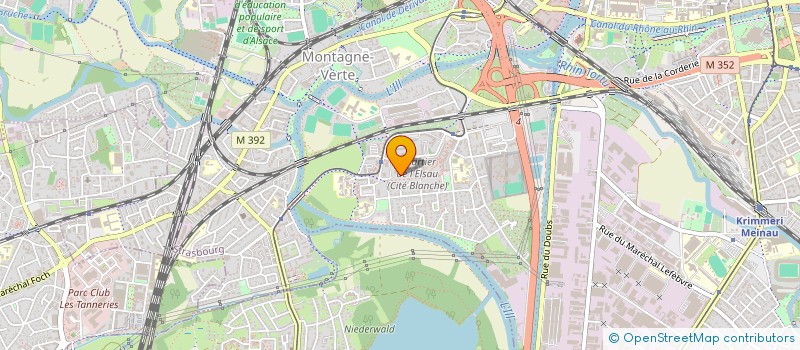 localisation de l'entreprise NCM TERRASSEMENT  STRASBOURG