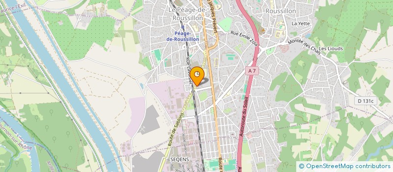 localisation de l'entreprise NCMA  ROUSSILLON