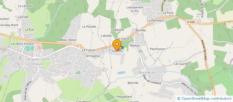 localisation de l'entreprise NCMD  BONNETAN